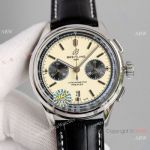 JH Factory Swiss Copy Breitling Premier Asia7750 Chronograph Watches White Dial